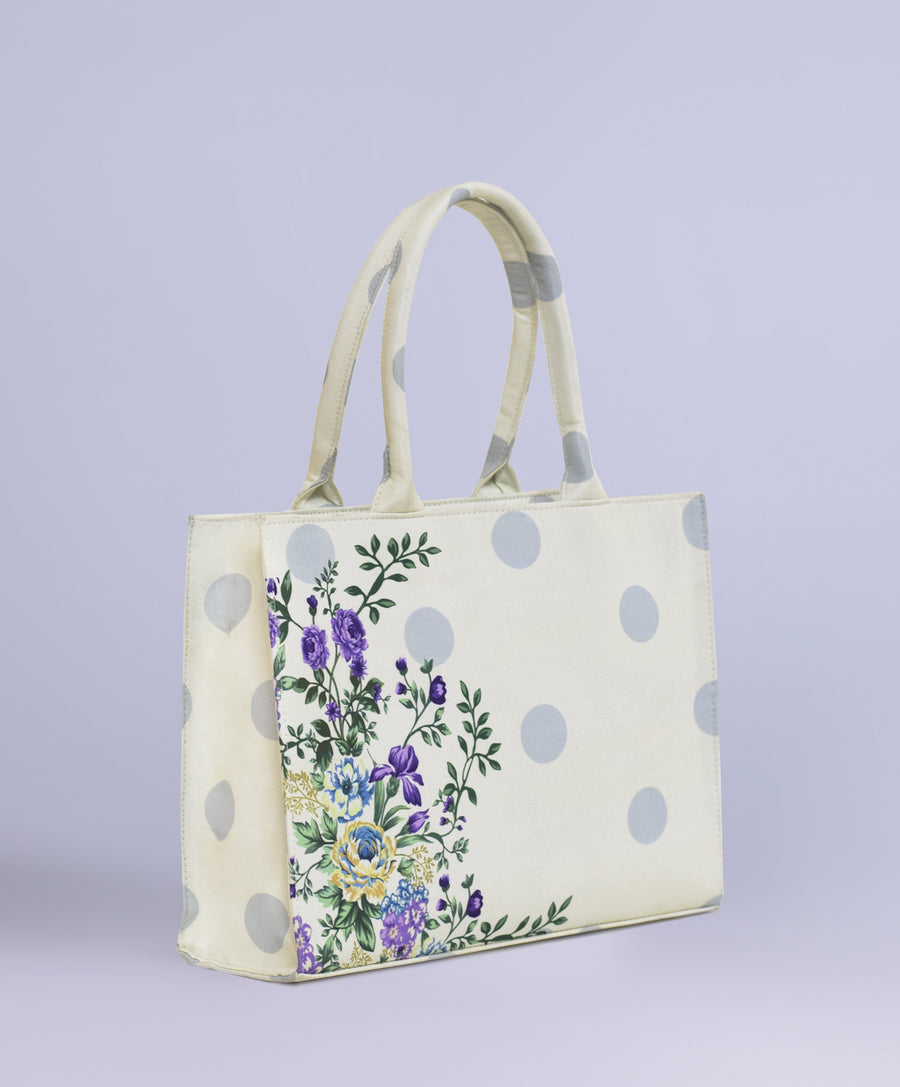 BLOOM AND DOTS DELIGHT TOTE