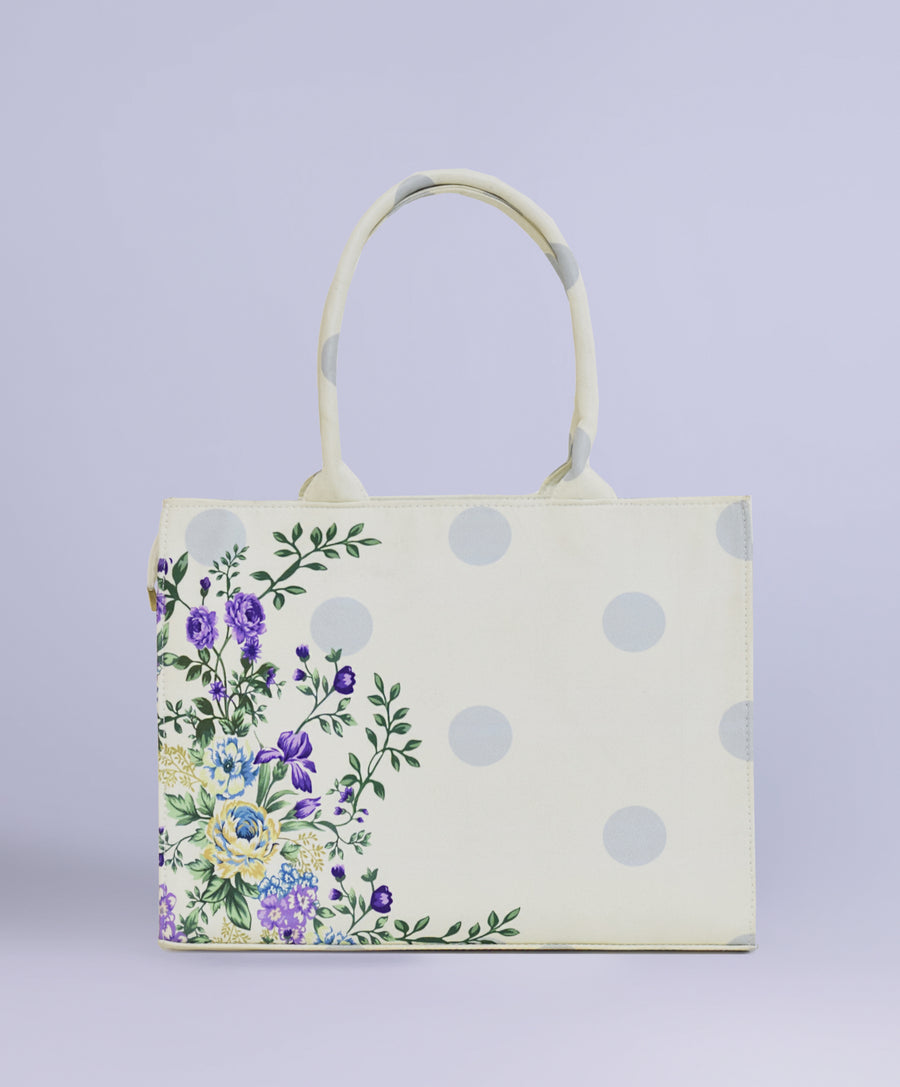 BLOOM AND DOTS DELIGHT TOTE