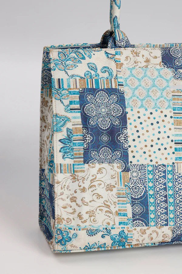 COASTAL CHARM PATCH TOTE