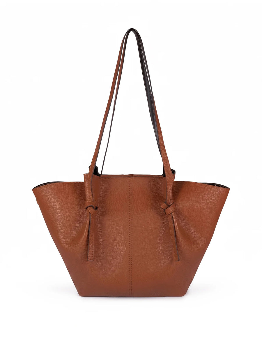 COGNAC TOTE BAG