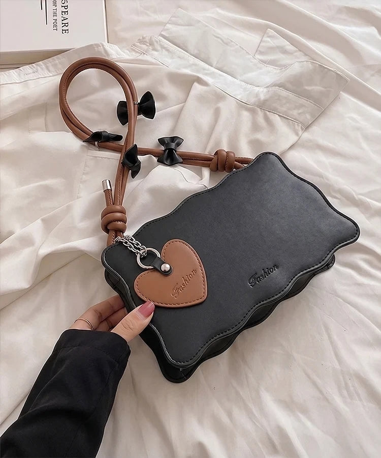 HEART CHARM HANDBAG