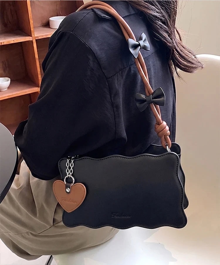 HEART CHARM HANDBAG