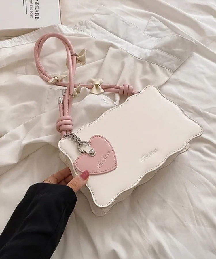 HEART CHARM HANDBAG